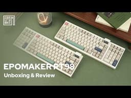 EPOMAKER RT98, Retro White / Creamy Jade Linear video 1