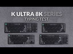Keychron V10 Ultra 8K, Keychron Silk POM Red video 2