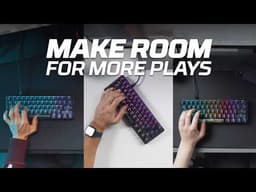 HyperX Alloy Origins60, HyperX Red linear / Black video 1