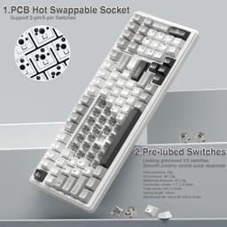 Aula F99 F99 mechanical keyboard, detail view 5