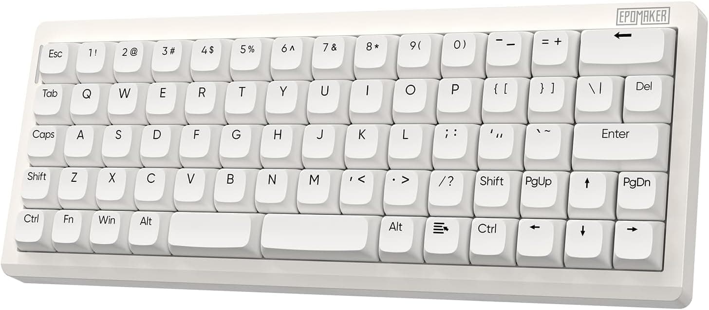 EPOMAKER Hack70, White / Creamy Jade Linear