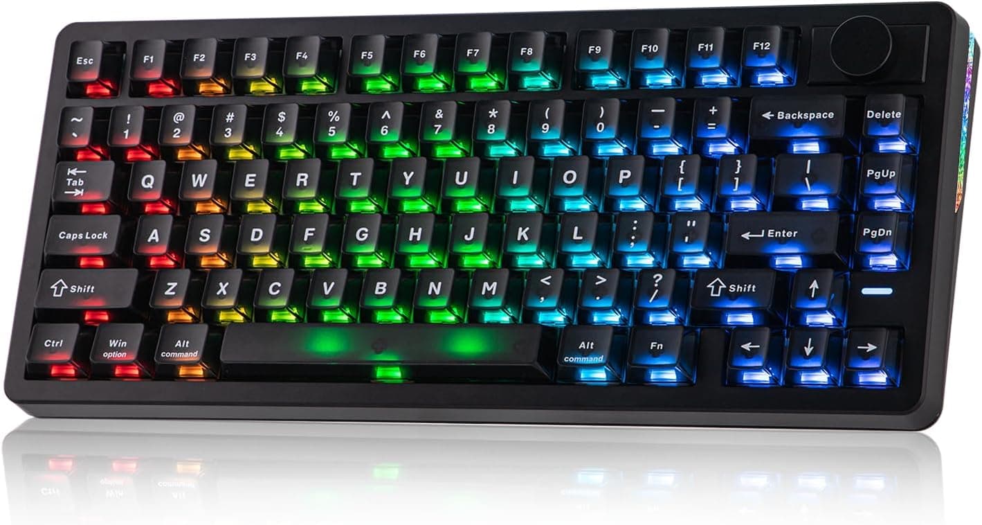 EPOMAKER HE75 V2, Black / Creamy Jade Magnetic