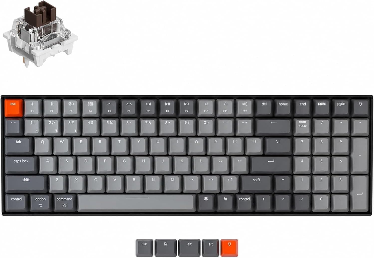 Keychron K4 371.1 mm, 96% Tactile