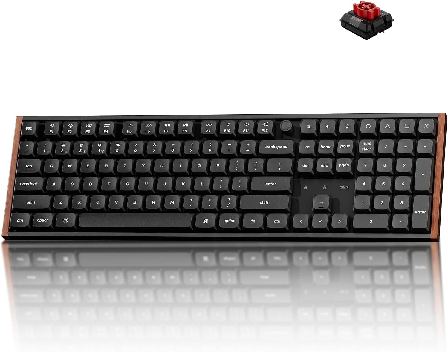 Keychron K5 Ultra 8K, Milk POM Red