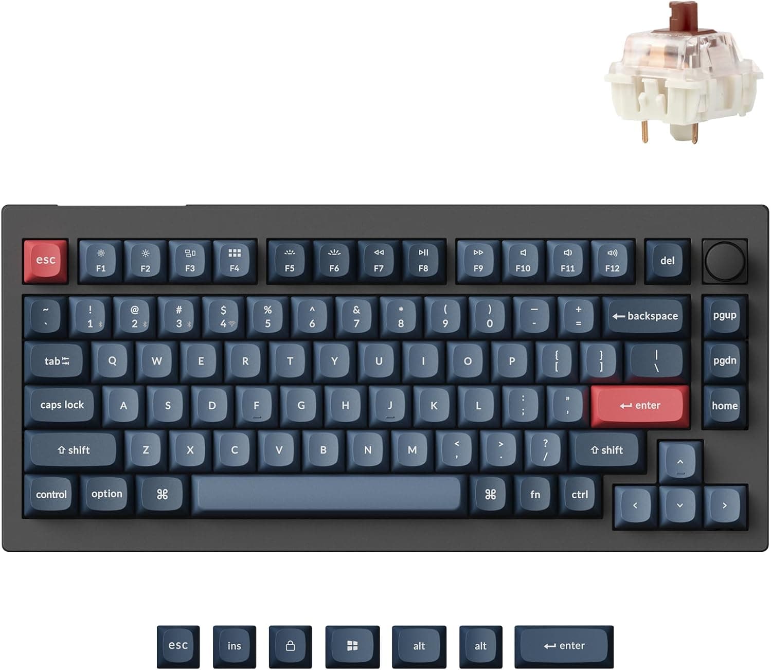 Keychron V1 Max, Gateron Jupiter Brown