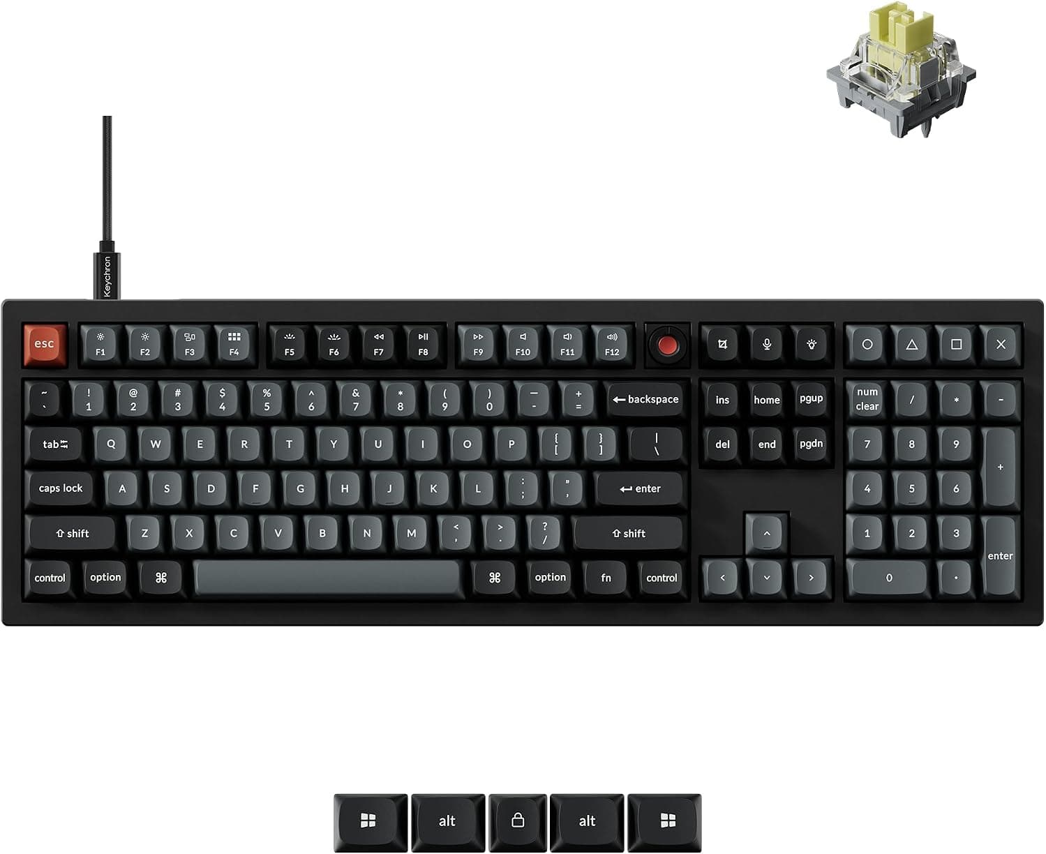 Keychron V6 438.4 mm, Full-size Tactile