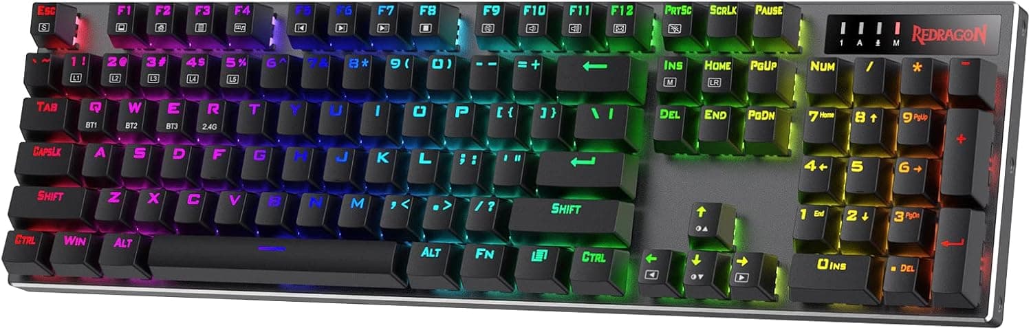 Redragon K556 PRO 434.34 mm, Full-size Linear