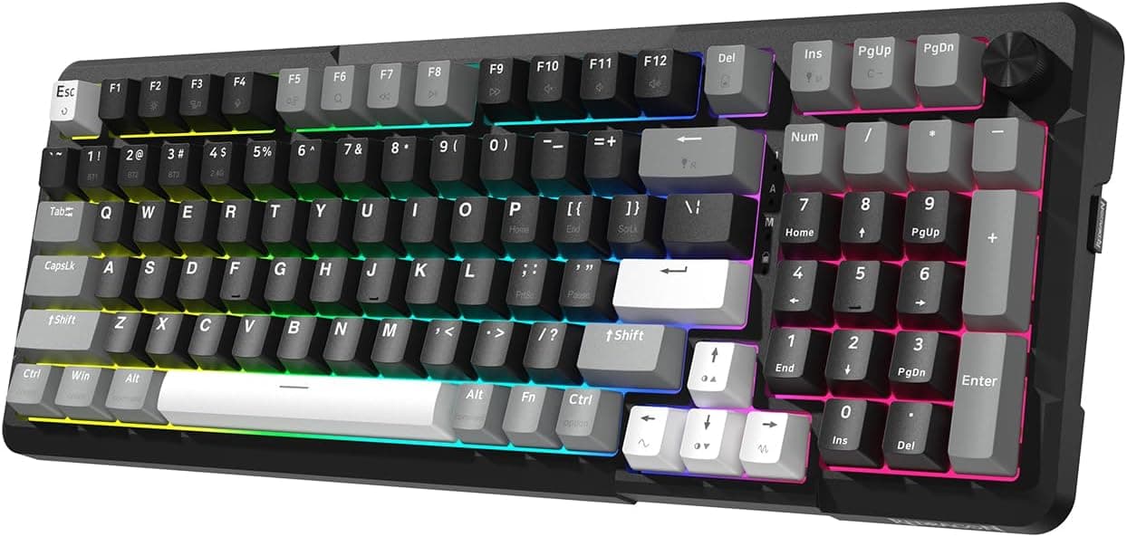 Redragon ARLOKKS K742, Black / RPC linear /98keys /tri-mode