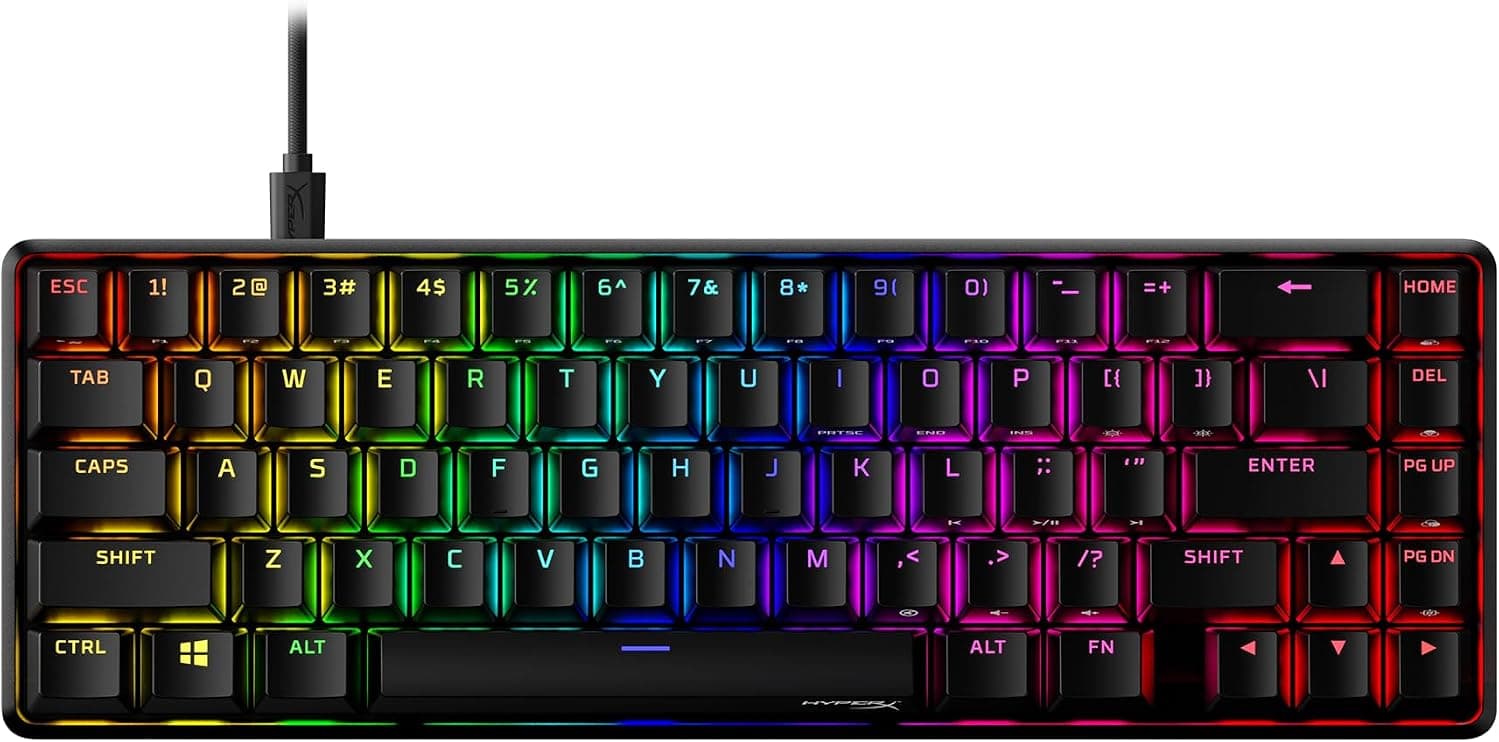 HyperX Alloy Origins65, HyperX Red linear / Black
