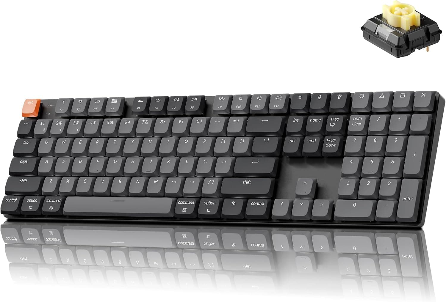 Keychron K5 Version 2 423.926 mm, Full-size Tactile